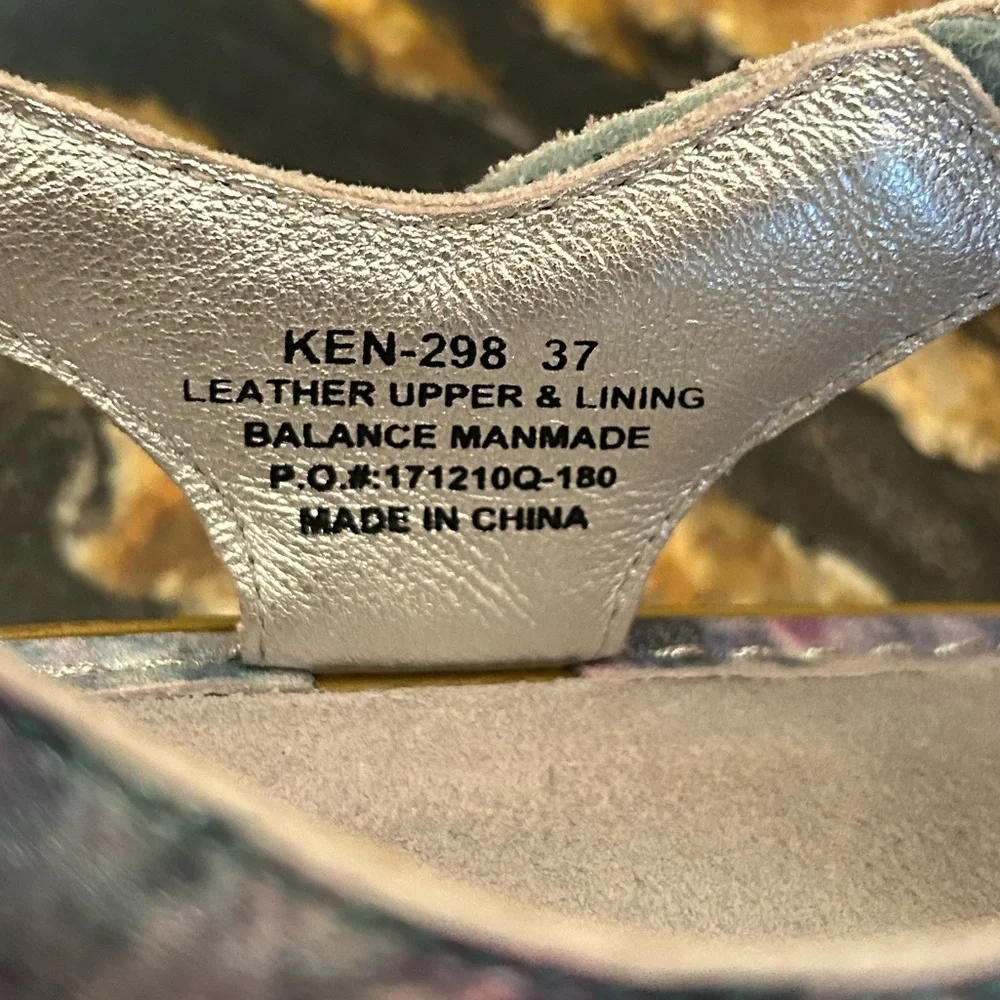 Alegria Leather Sandals with Adjustable Straps Kendra Impressionista US 7-7.5 - Picture 12 of 13